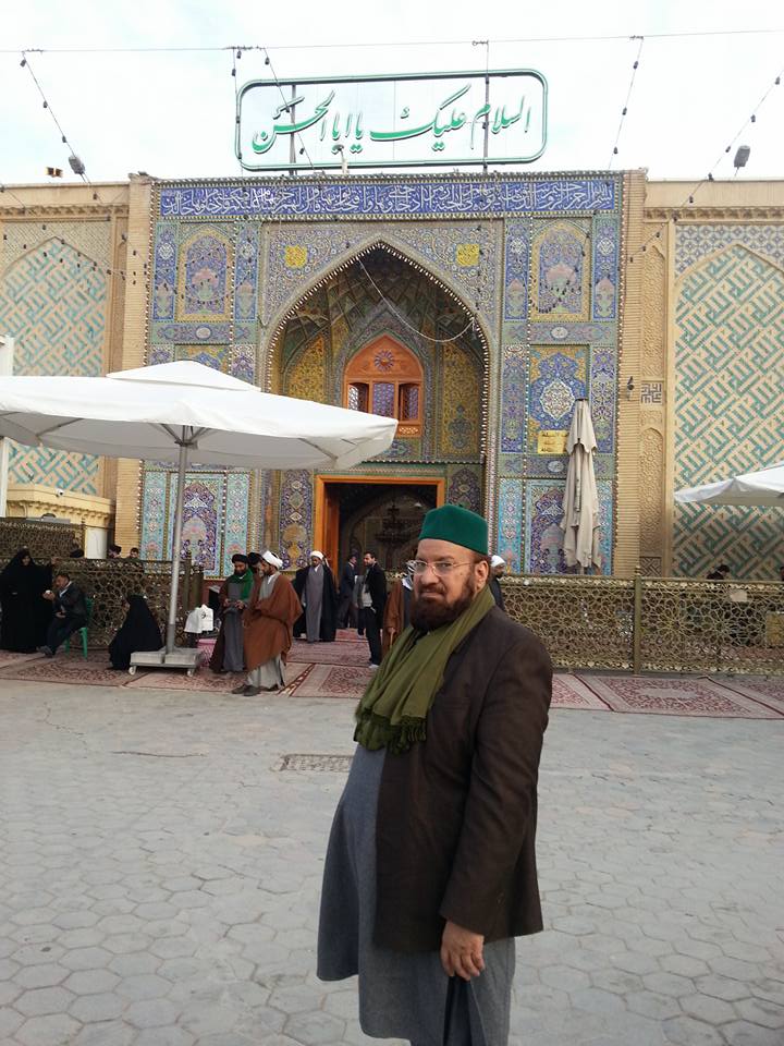 At the Shrine of Hazrat Saiyyidinaa Alee (Karramal-Laahu-Wajhahu), Najaf-e-Ashraf, Iraq