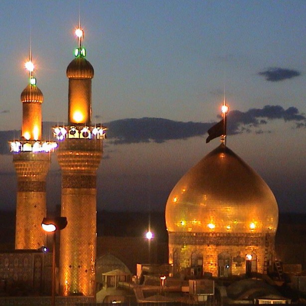 At the Shrine of Hazrat Saiyyidinaa Imaam Husaien (Radiyal Laahu Anhu), Karbala, Iraq