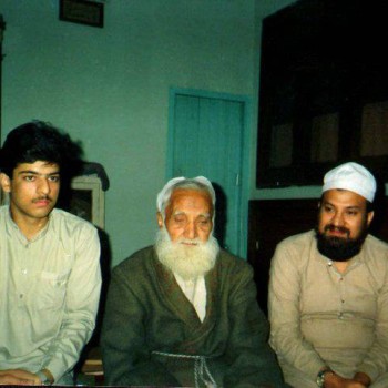 With Hazrat Maulana Zaied Abul Hassan Faarooqi, Dehli, India