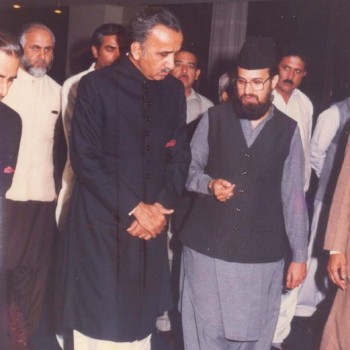 With political leaders and Government officials